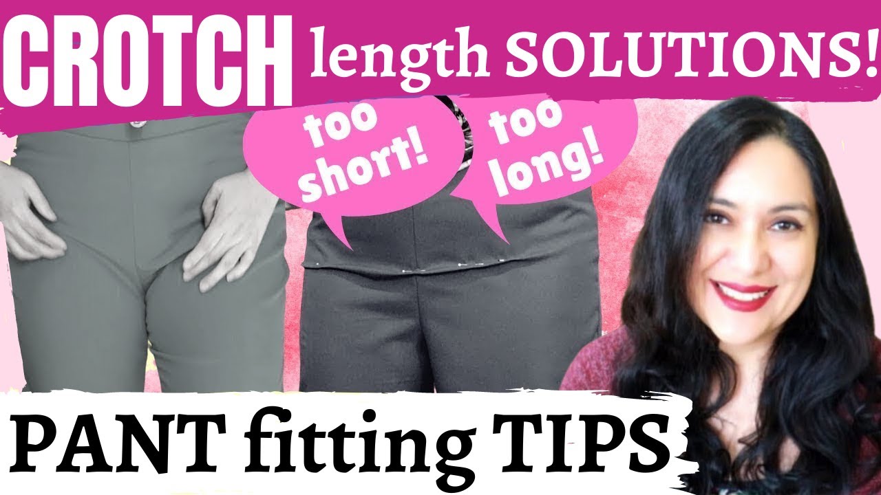 How to  EASILY ADJUST crotch length on pants (RISE). Fit ISSUES.  Let's sew easy pants. Ep 4
