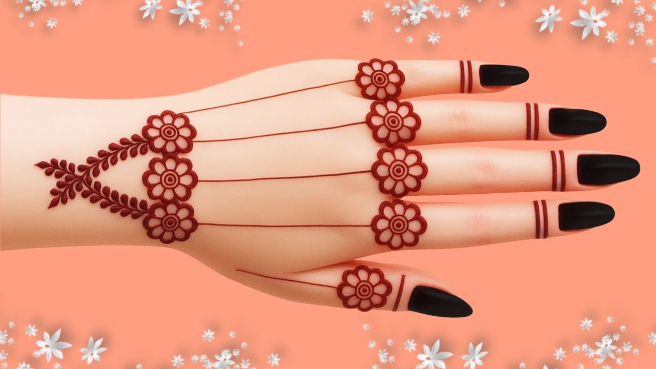 New Flower Mehndi Design | Mehndi Designs For Hands | Bridal Mehndi Designs | Mehandi Ka Design 