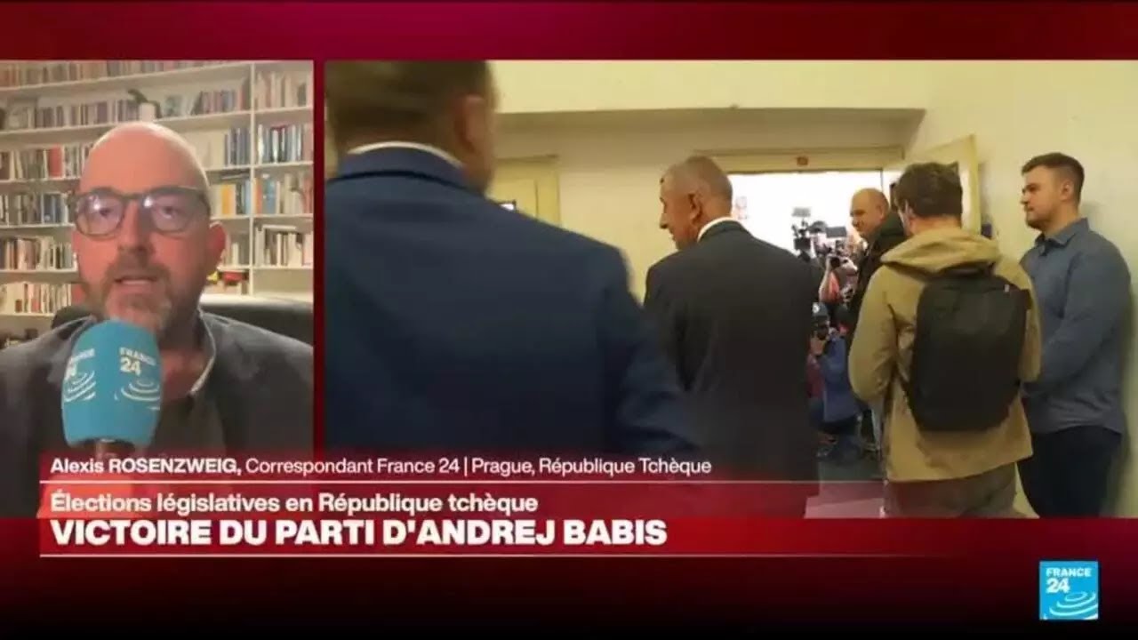 R&eacute;publique tch&egrave;que : le parti d&rsquo;Andrej Babis remporte les &eacute;lections l&eacute;gislatives &bull; FRANCE 24