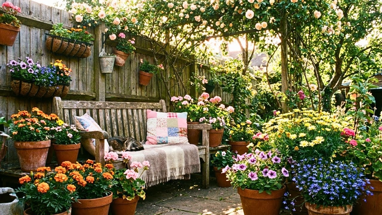 Enchanting Garden Escape  | Transform Your Small Space with a DIY Home Garden