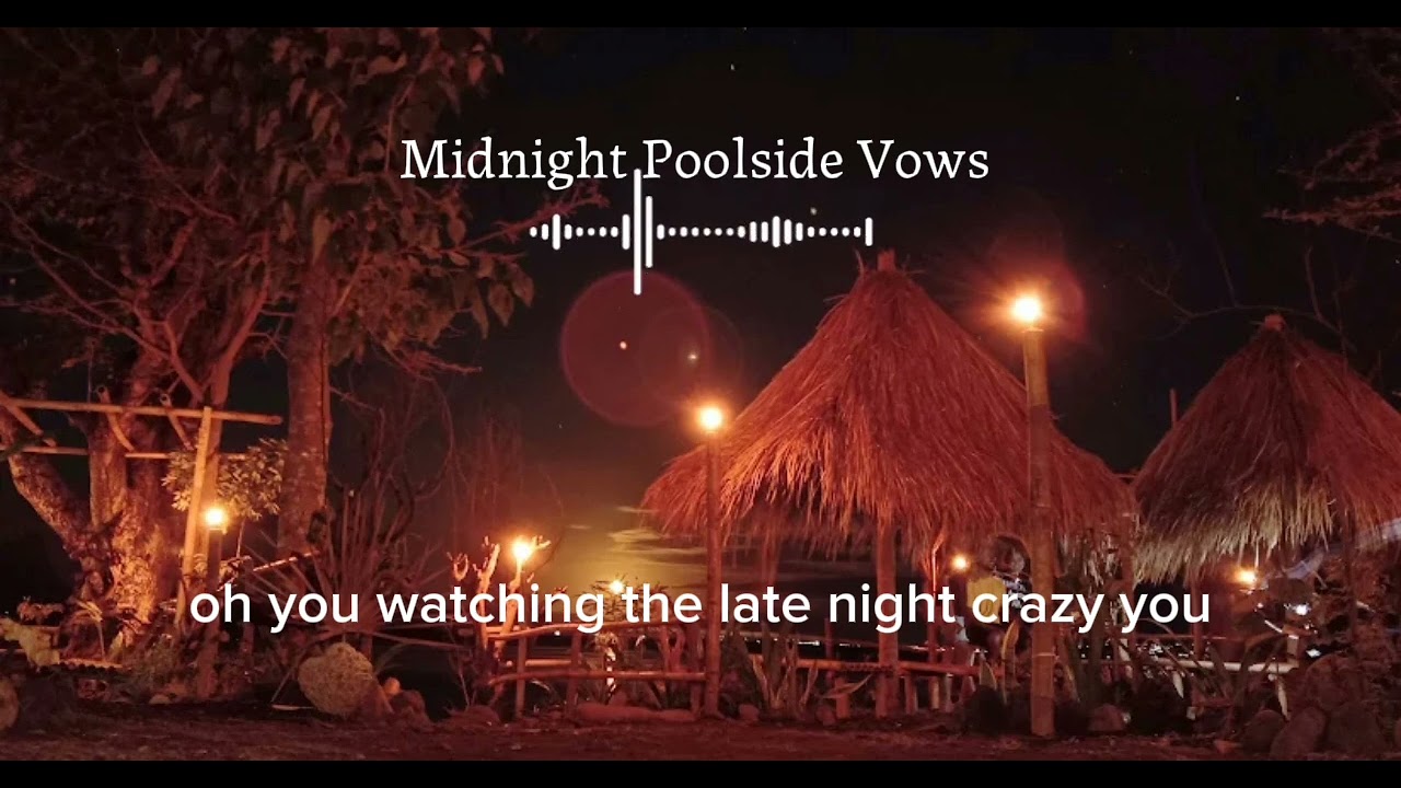 Minight Poolside Vows 