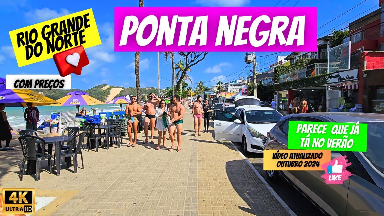 ponta negra natal RIO GRANDE DO NORTE. Praia cheia