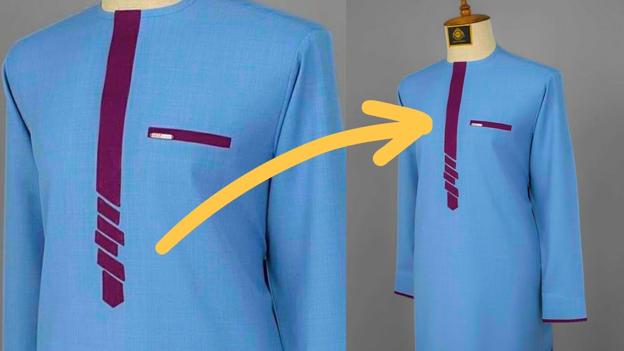Patch placket design DIY step by step