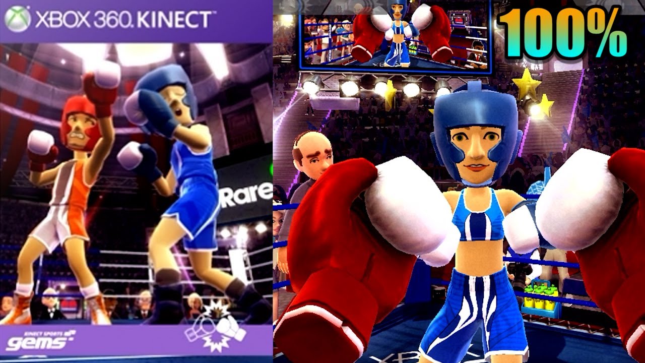 Kinect Sports Gems: Boxing Fight [125] 100% Xbox 360 Longplay