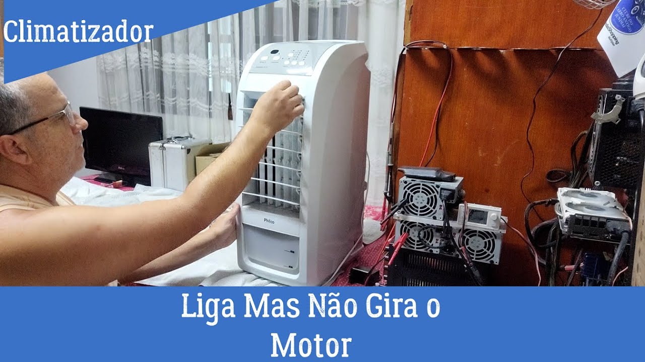 Climatizador e Umidificador PHILCO PCL1f NÃO GIRA