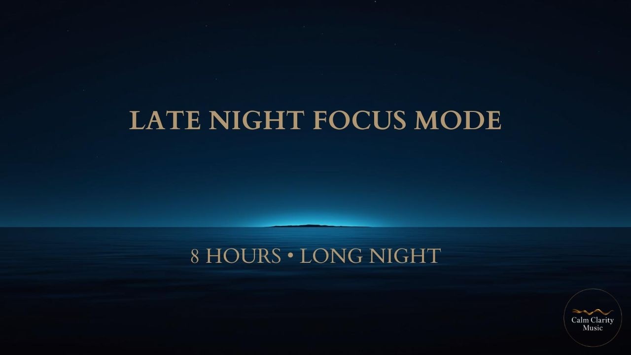 NIGHT BACKGROUND MUSIC — Calm Sound for Night Work, Rest & Deep Reset (8 Hours)