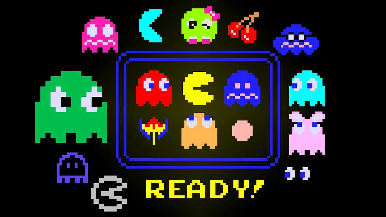 Pac-Man: 45th Anniversary [4K Sprite Animation]