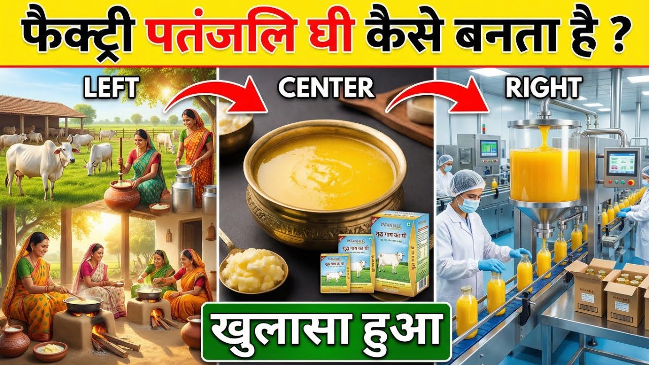 ₹450 Crore का SCAM? | Patanjali Ghee Reality Check 😲@FactoryKaSach 