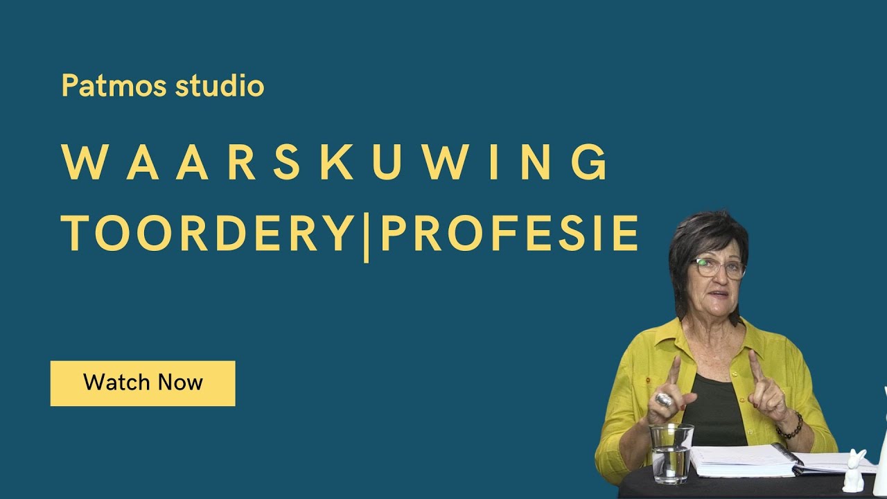 Waarskuwing toordery vermeng met profesie