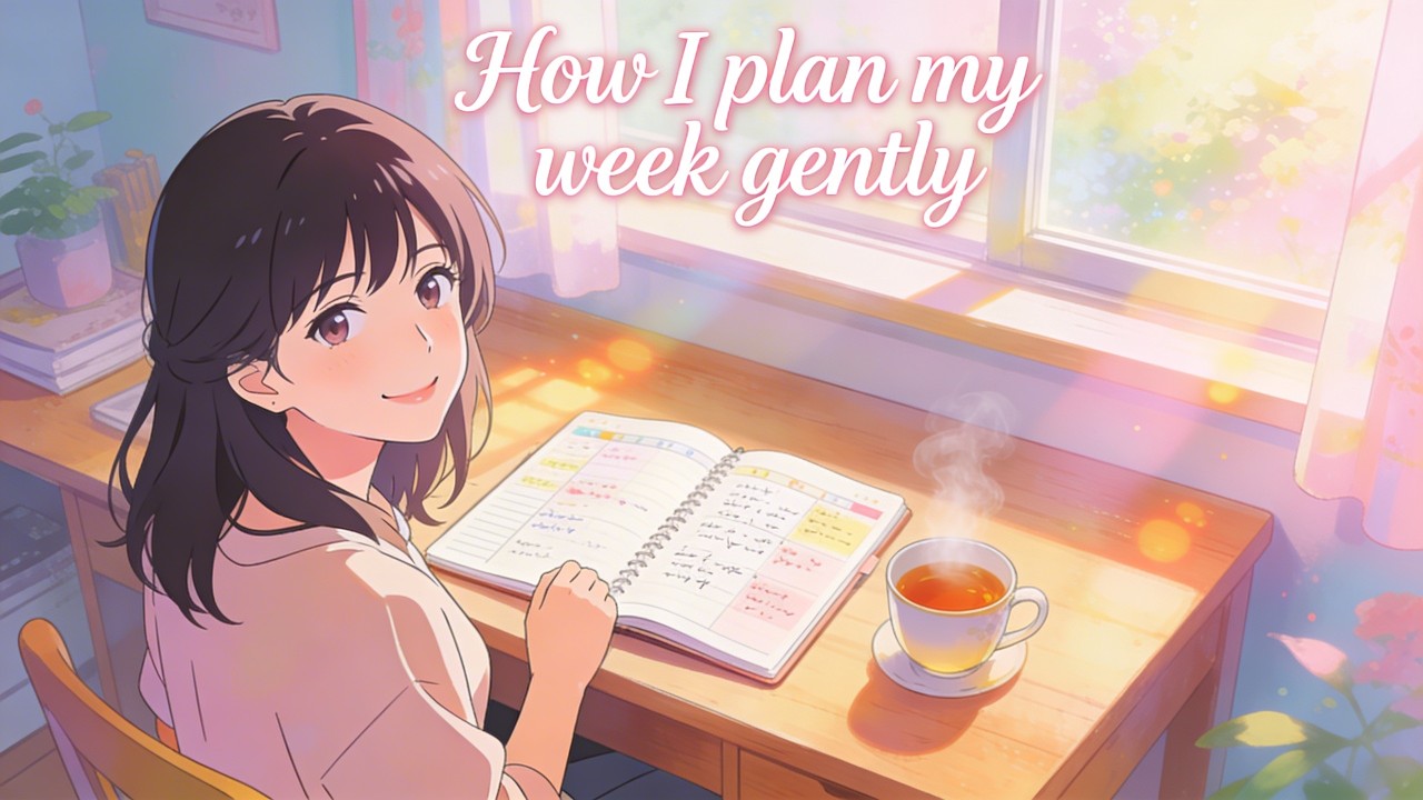 How I Plan My Week Gently