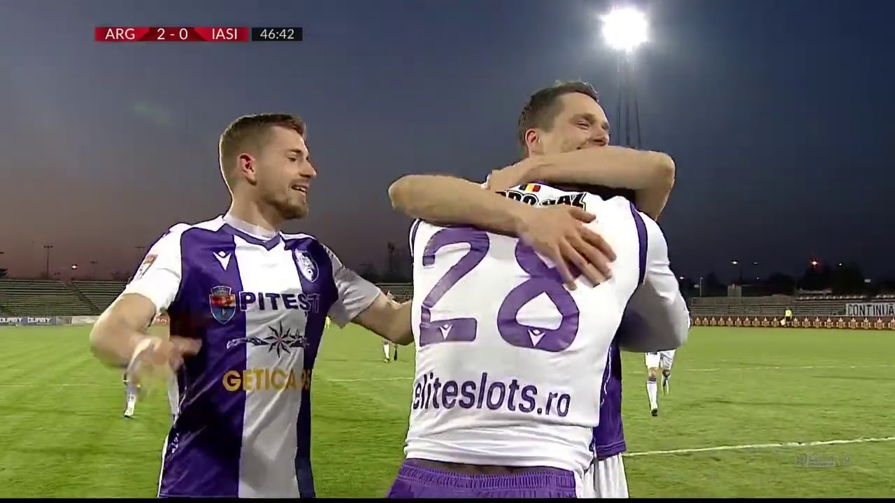 REZUMAT: FC Argeş - Poli Iaşi 2-1. Piteştenii visează la play-off