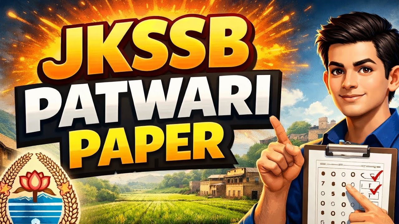 Set 1 | JKSSB Patwari Paper Full Analysis | Complete Solution with Explanation