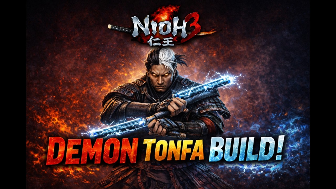 Nioh 3 - Demon Tonfa Build MELT EVERYTHING NG+