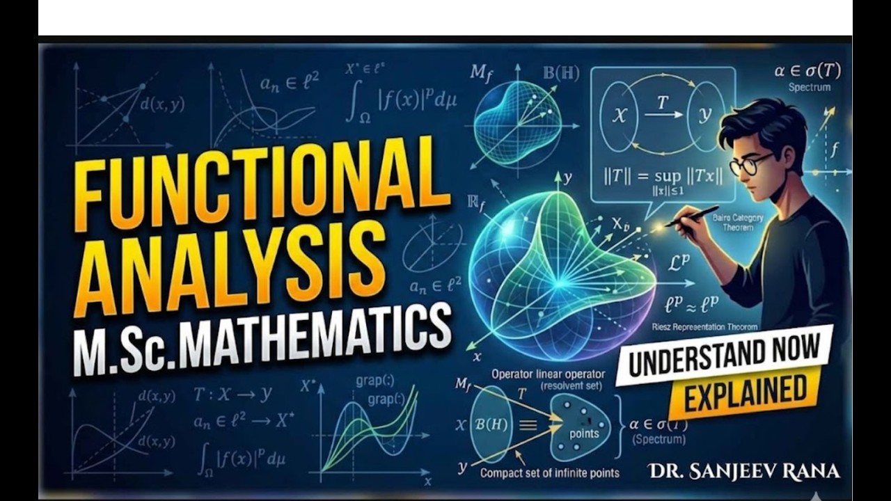 Functional Analysis, Msc Mathematics Lecture 1