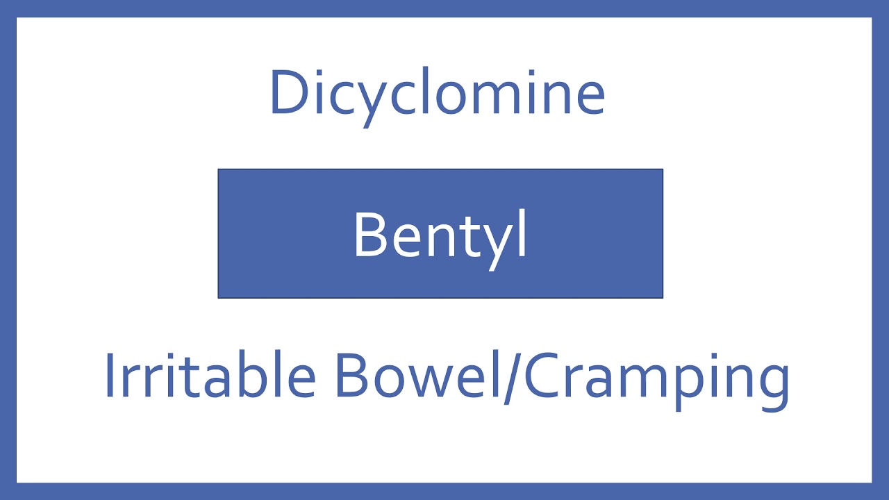 Dicyclomine Pronunciation - Generic Name, Brand Name, Indication (Top 200 Drugs) PTCB PTCE NAPLEX