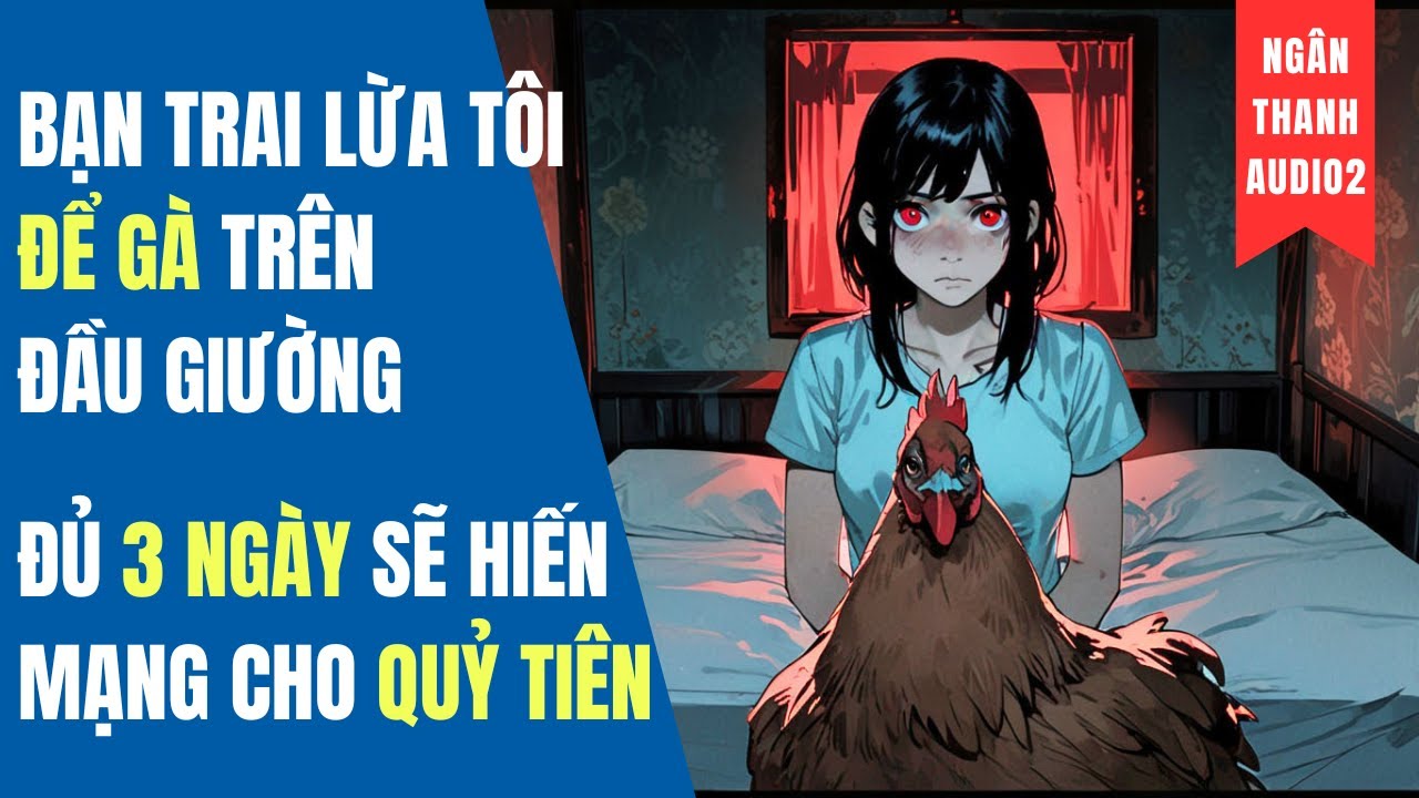 BẠN TRAI LỪA TÔI ĐỂ GÀ ĐẦU GIƯỜNG, ĐỦ 3 NGÀY SẼ HIẾN MẠNG CHO QUỶ TIÊN |TRUYỆN AUDIO | KINH DỊ