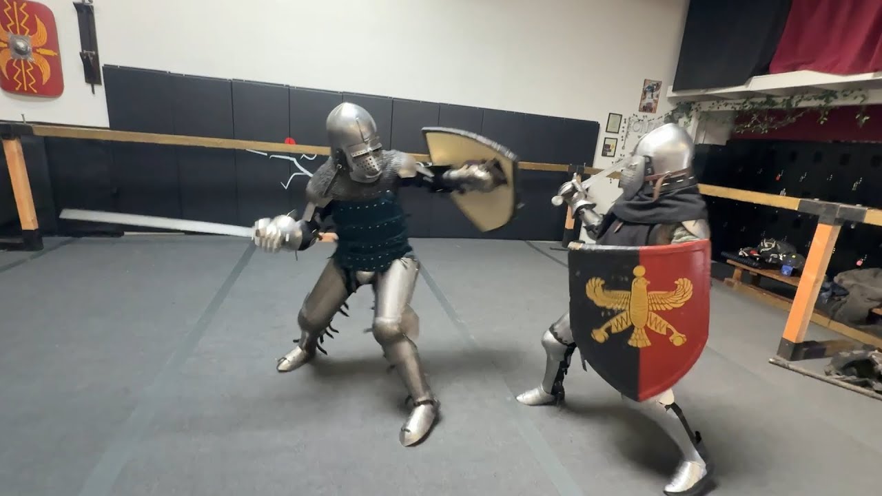 Buhurt Armored Combat - Indoor Sparring & Training 17 - Los Angeles Golden Knights
