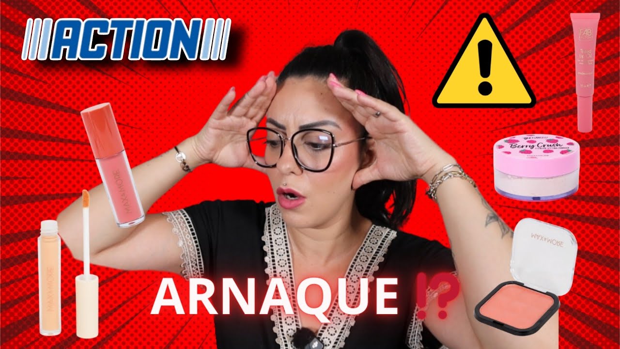 ACTION 🚨 JE VOUS DIT LA VÉRITÉ SUR LE MAKE-UP ⁉️ #haul #makeup #action #haulaction 