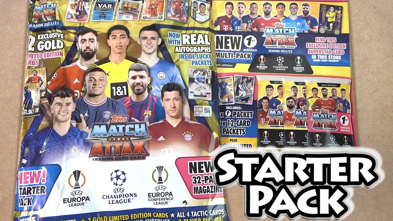 NEW! Opening A MATCH ATTAX 2021/22 Starter Pack & First Edition Multipack | Brand New Collection