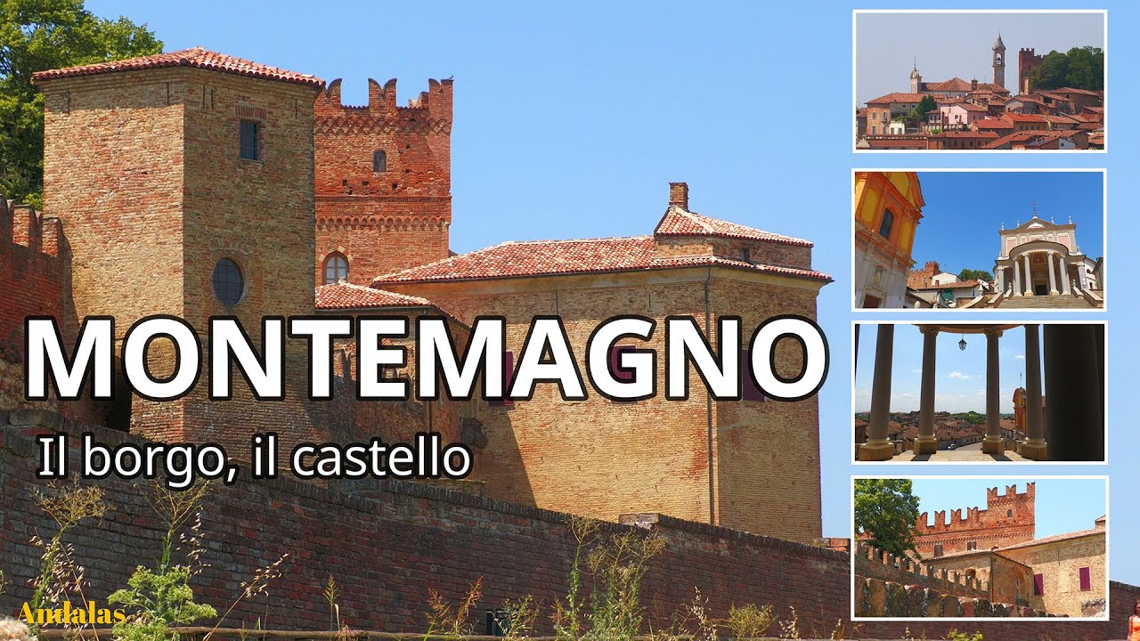 Montemagno Il borgo, il castello. Monferrato - Piemonte - Asti