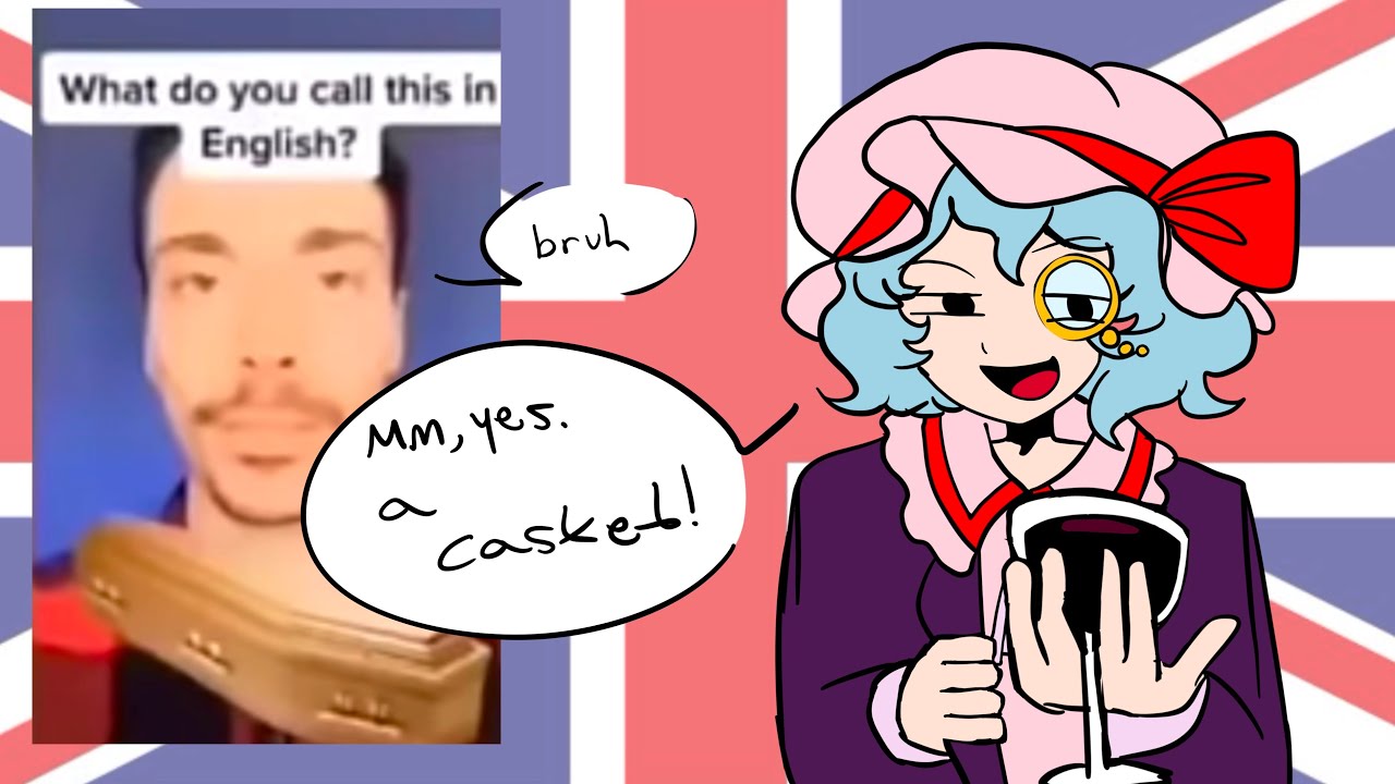 &ldquo;What do you call this in English?&rdquo; Touhou project meme || Remilia Scarlet 😼🍷