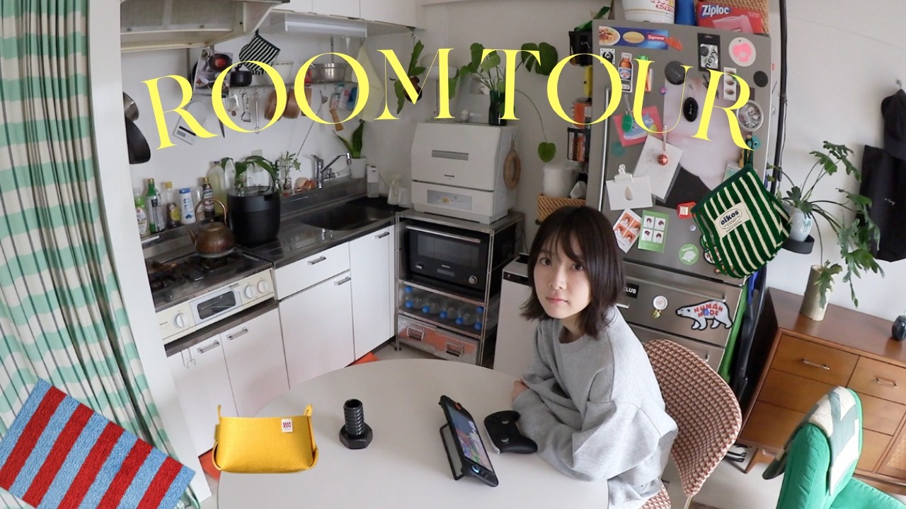 【 ROOM TOUR 】一人暮らしのワンルームツアー🏡｜新しい家具🏠｜おすすめインテリアアプリ📱