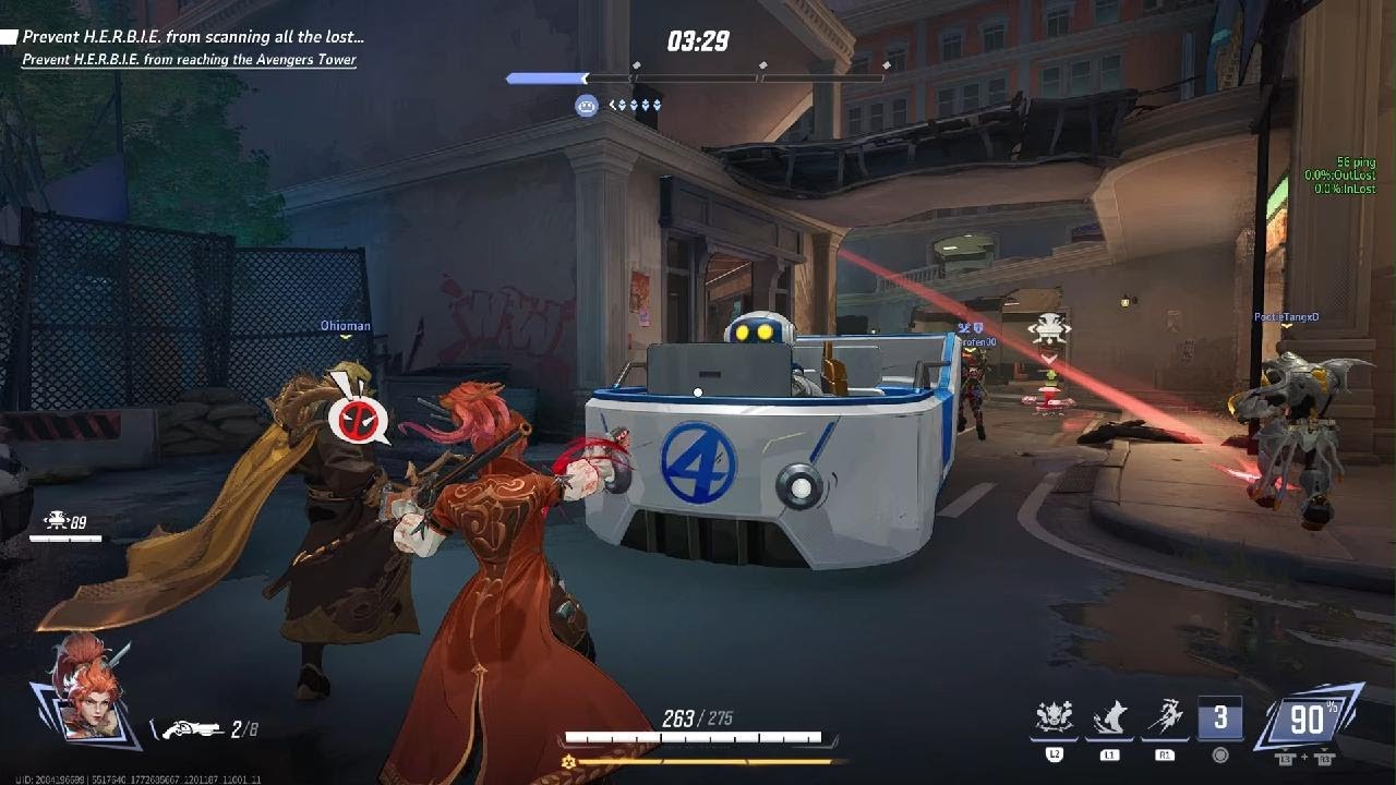 Marvel Rivals one comp match as elsa bloodstone