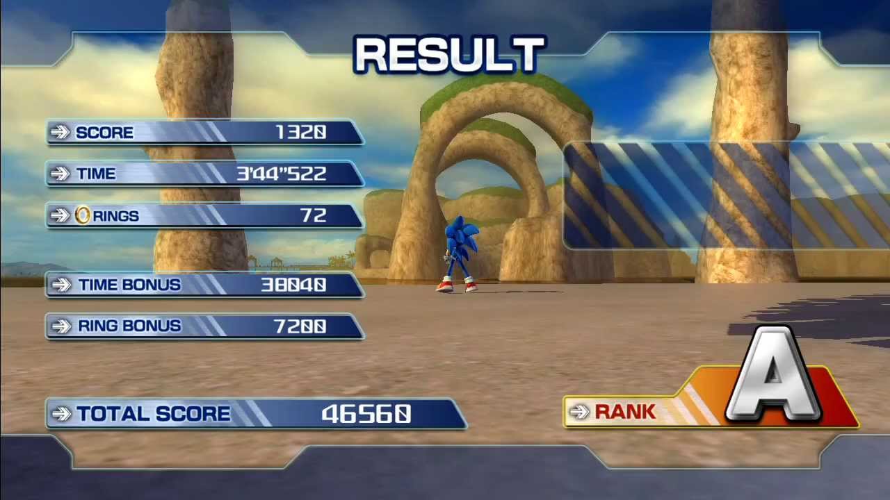 Sonic 06 - Beta Shield and Speed Shoes in Wave Ocean