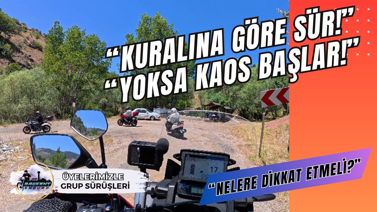 Grup Sürüşlerinde Yapılan En Büyük Hatalar! | Motosikletle Güvenli Gezi Rehberi