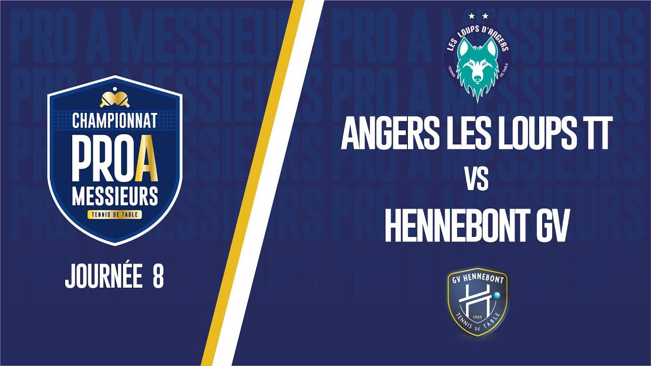 PRO A MESSIEURS | J8 | ANGERS LES LOUPS TT - HENNEBONT