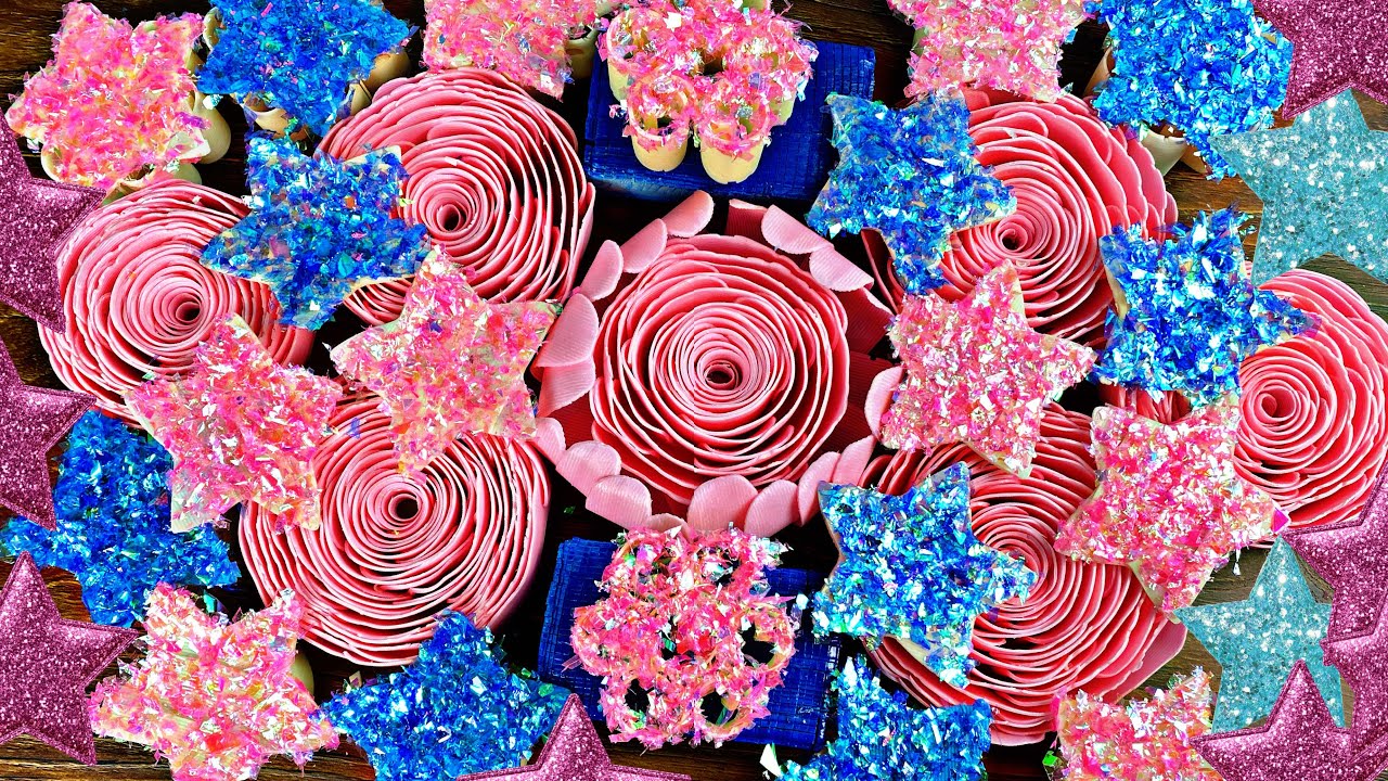 💙❤️ Roses, stars and soap balls.Relaxing sounds!💙❤️