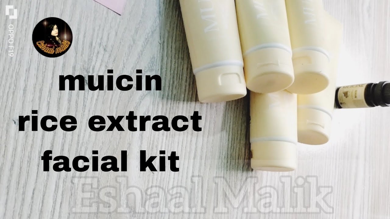 muicin rice extract facial kit reviews by eshaal Malik