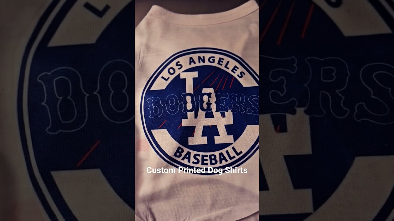 Check out these custom printed dog t-shirts! You can customize it! Subscribe for more! #dog #dogs