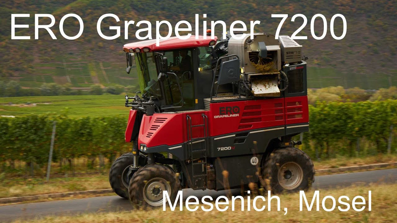 ERO Grapeliner 7200 Traubenernter an der Mosel