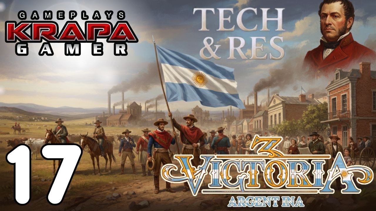 LA REVOLUCIÓN INDUSTRIAL ⚙️ Argentina con el Mod TECH&RES - Victoria 3 #17