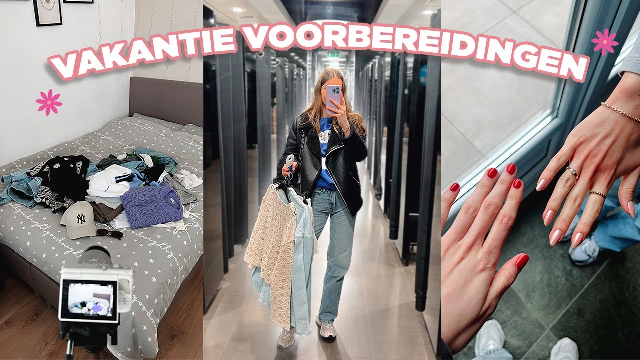 VAKANTIE VOORBEREIDINGEN ✈️💘 shoppen, koffer inpakken, laatste inkopen & meer ☆ Zenne Bakens