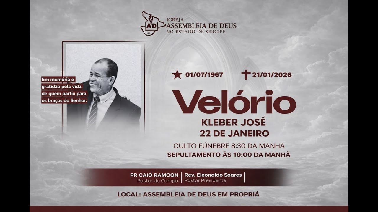 CULTO FÚNEBRE DC. KLEBER JOSÉ  - IEAD PROPRIÁ