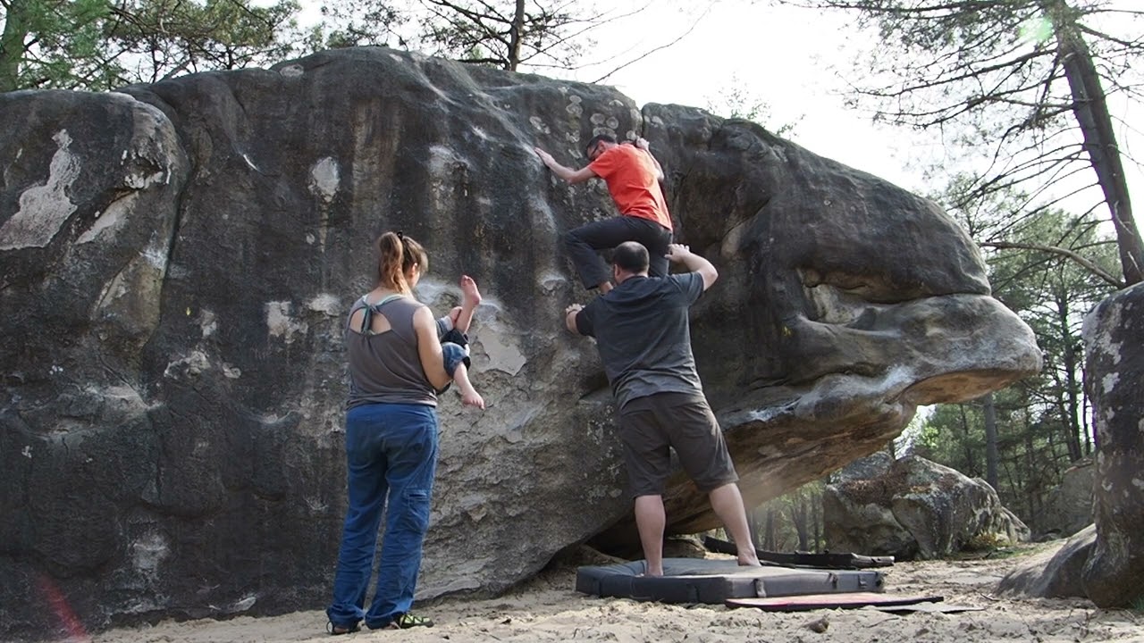 Escalade Bloc en forêt de Fontainebleau