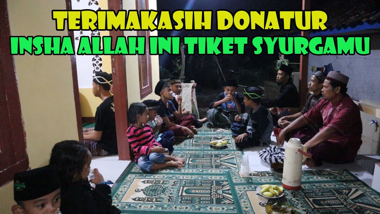 Mereka Sangat Bahagia Memiliki Tempat Ibadah Impian..Beribu Ribu Terimakasih Donatur..