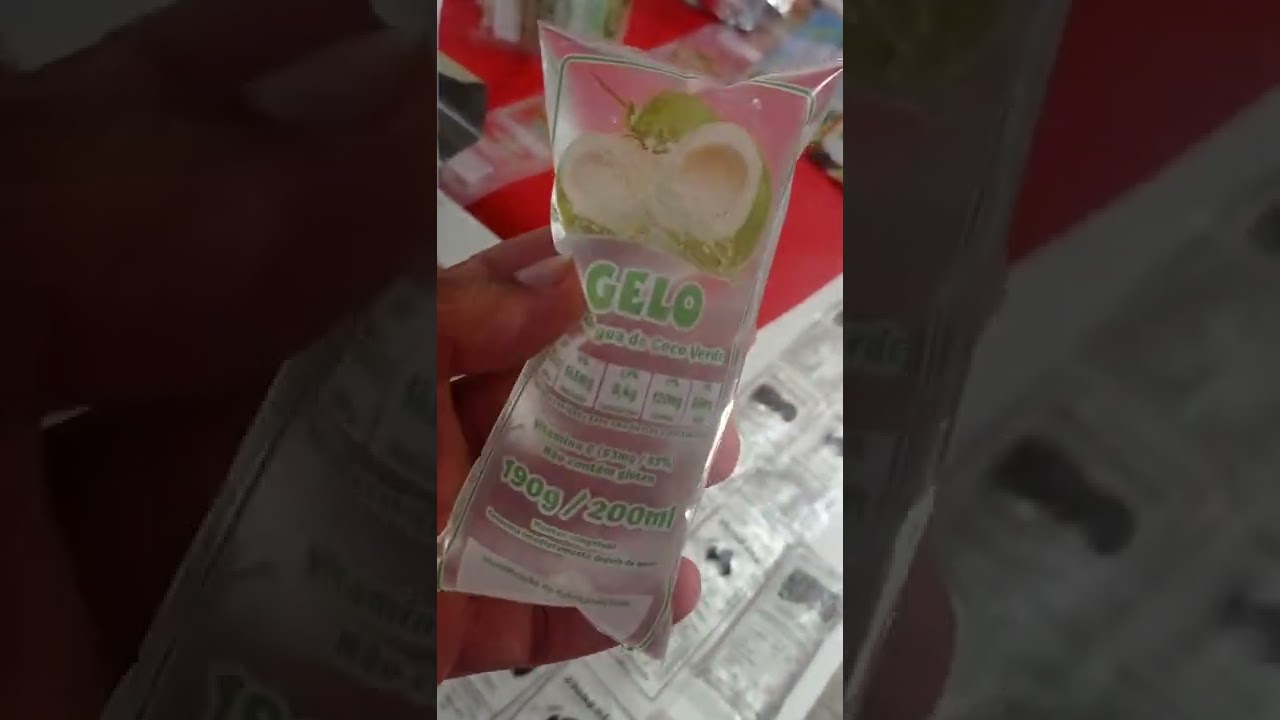 fábricaçao de gelo de água de côco