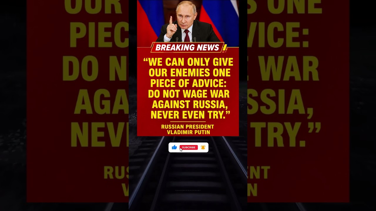 Putin&rsquo;s Powerful Warning to the World: &ldquo;Never Start a War Against Russia&rdquo;