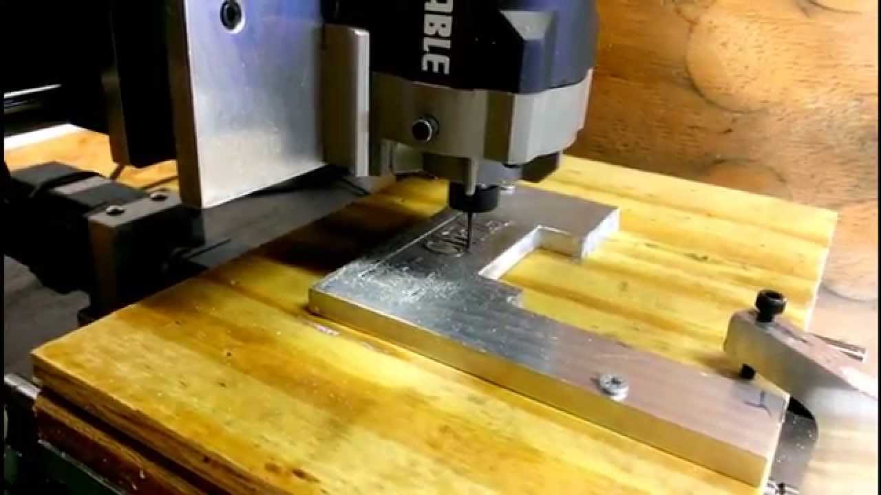 First metal test on project cnc machine