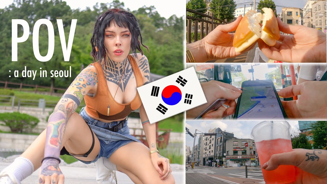 life in Korea POV (7-eleven, dream forest, taking a bus)