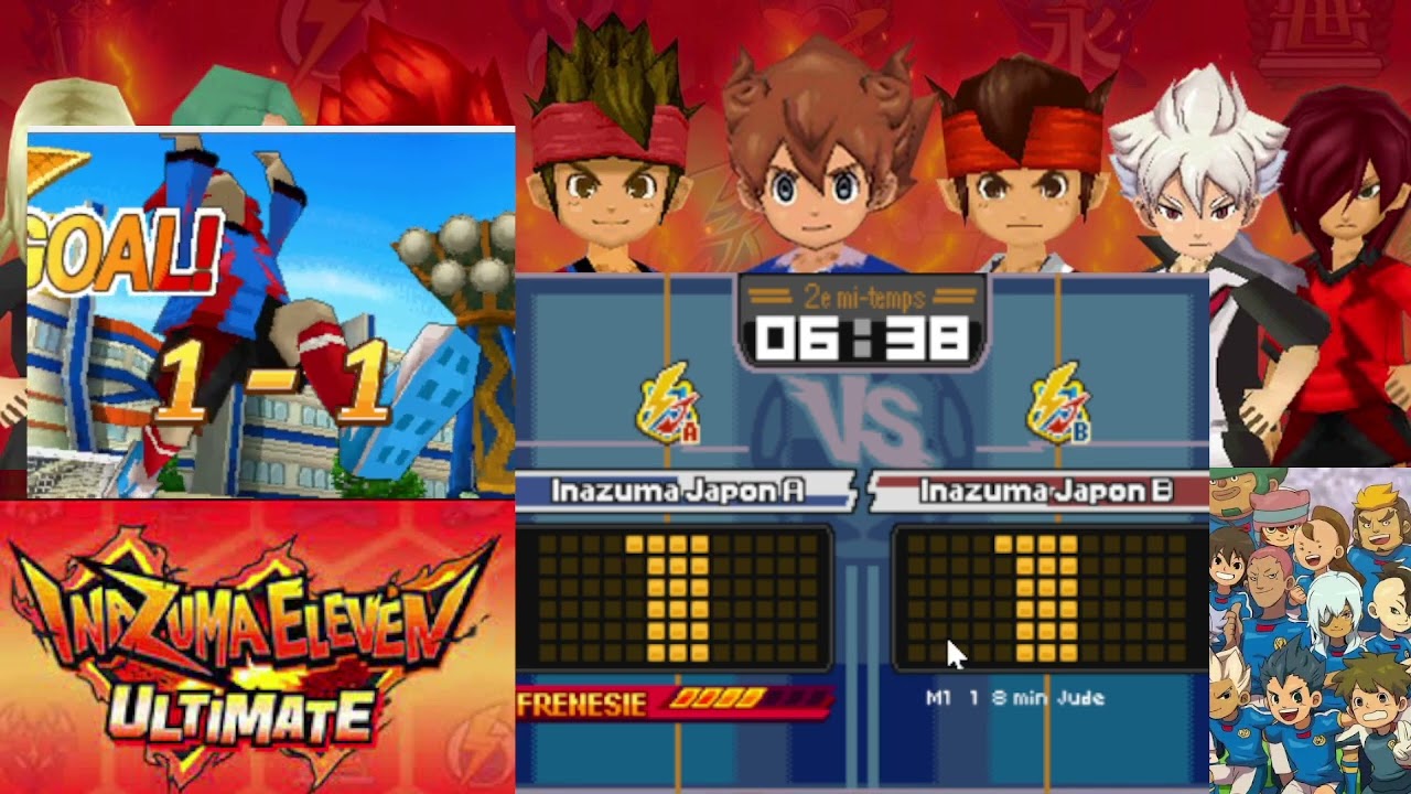 INAZUMA ELEVEN ULTIMATE VS INAZUMA JAPAN B (3EME ESSAI)-PRESQUE