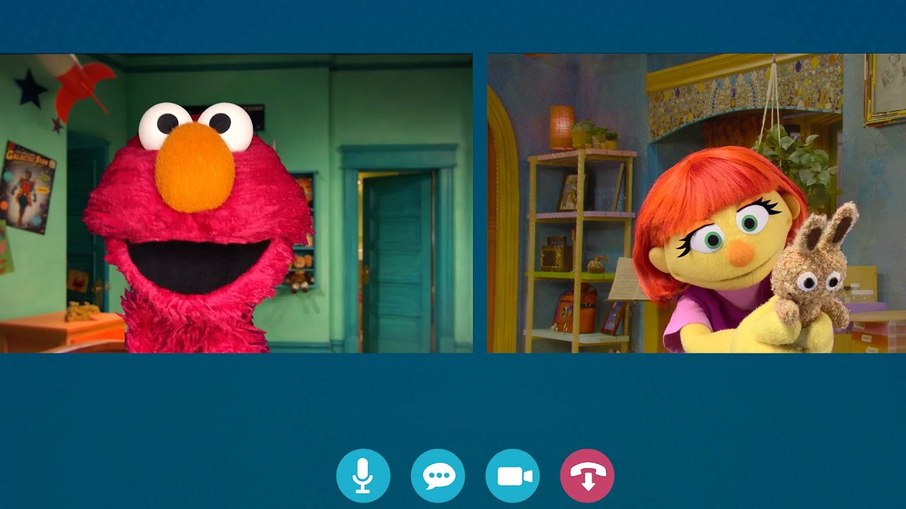 Julia and Elmo's Video Playdate