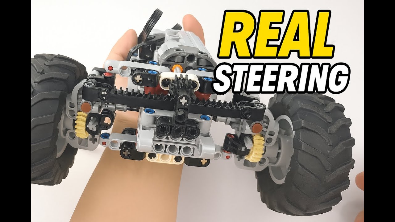 Realistic LEGO Tractor Steering Test – Differential & Farm Engineering Challenge!
