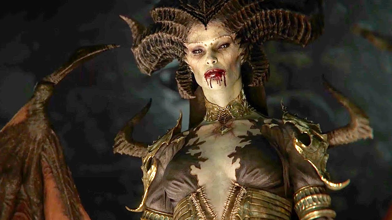 DIABLO 4 Lilith Vs Inarius Cinematic Battle 4K