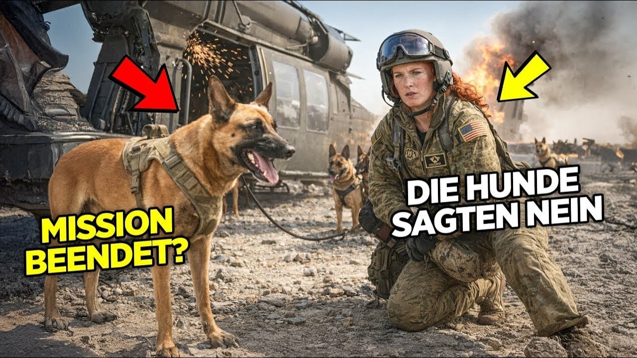 SEAL sagte Geh heim – doch alle 24 Militärhunde blieben und bewachten stattdessen den Piloten