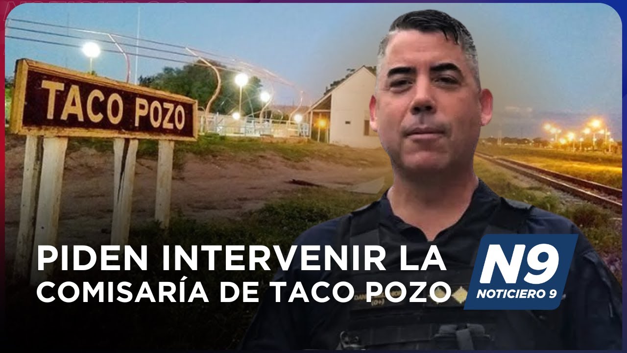 Tensi&oacute;n En Taco Pozo Por Denuncias Contra El Comisario