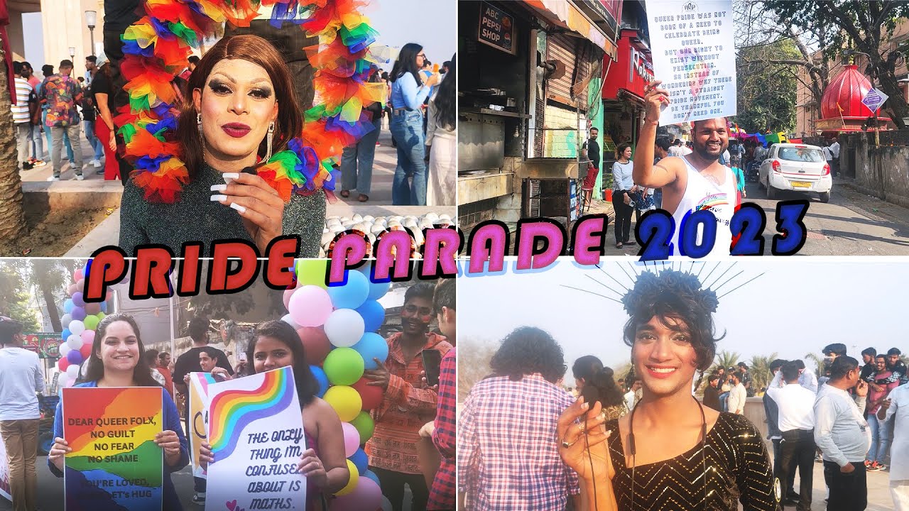 The Vibrant Lucknow 2023 Pride Parade: Unity in Diversity #lgbt